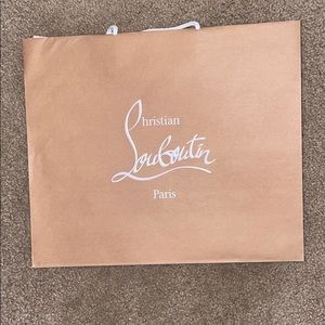 Christian louboutin shopping bag